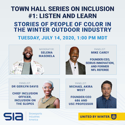 SIA Town Hall Series on Inclusion #1