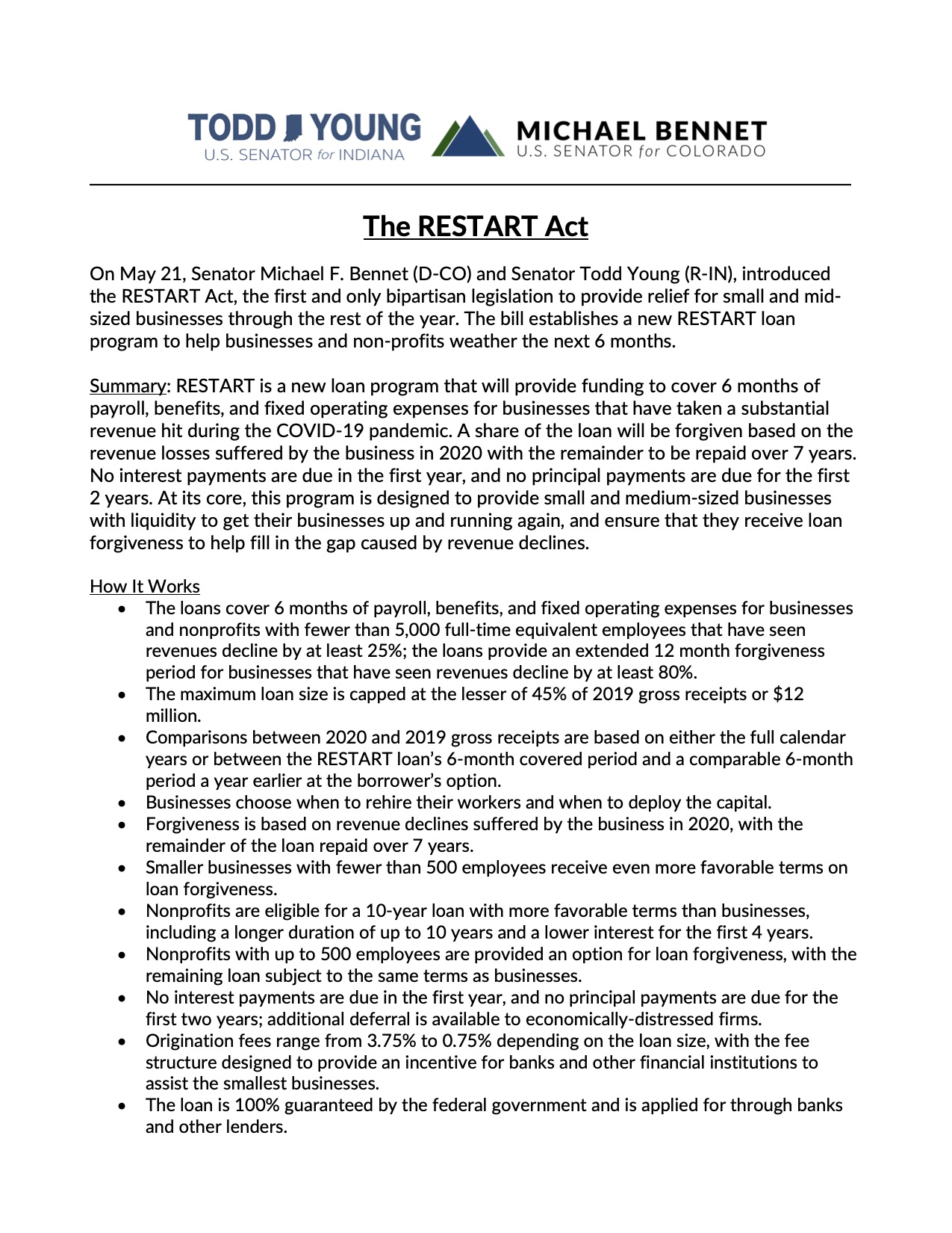 Restart Act One Pager Snowsports Industries America